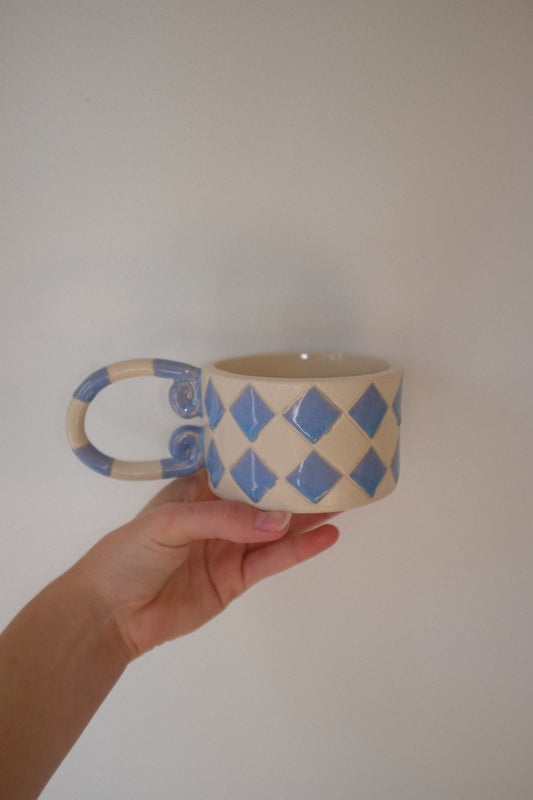 Blue Diamond Mug