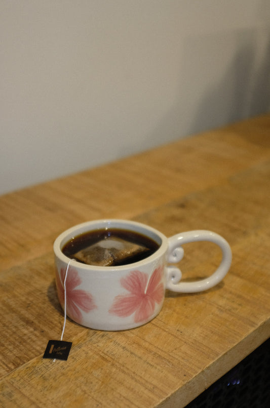 Hibiscus Mug | Deep Pink